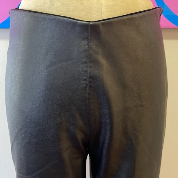 Free people Faux Vegan Leather Skinny Pants Leggings - Picture 3 of 11